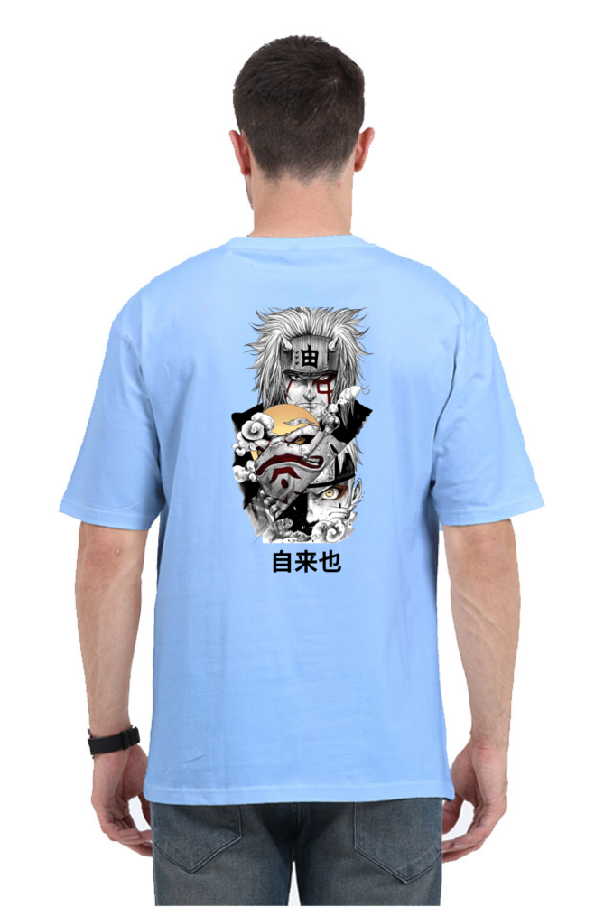 Oversized Unisex Jiraya, Naruto Anime T-Shirts
