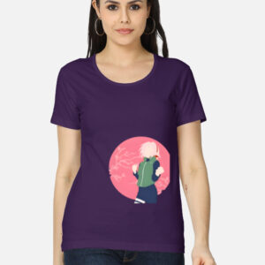 Naruto Shippuden:  Sakura Haruno-The Leaf Ninja Female Classic Cotton T-Shirt