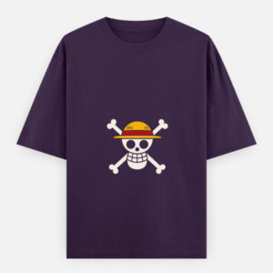One Piece: Pirate Signage Unisex Oversized Classic Cotton T-Shirt