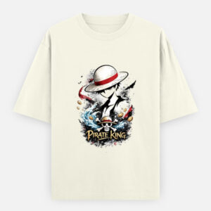 One Piece: Pirate King Unisex Oversized Classic Cotton T-Shirt